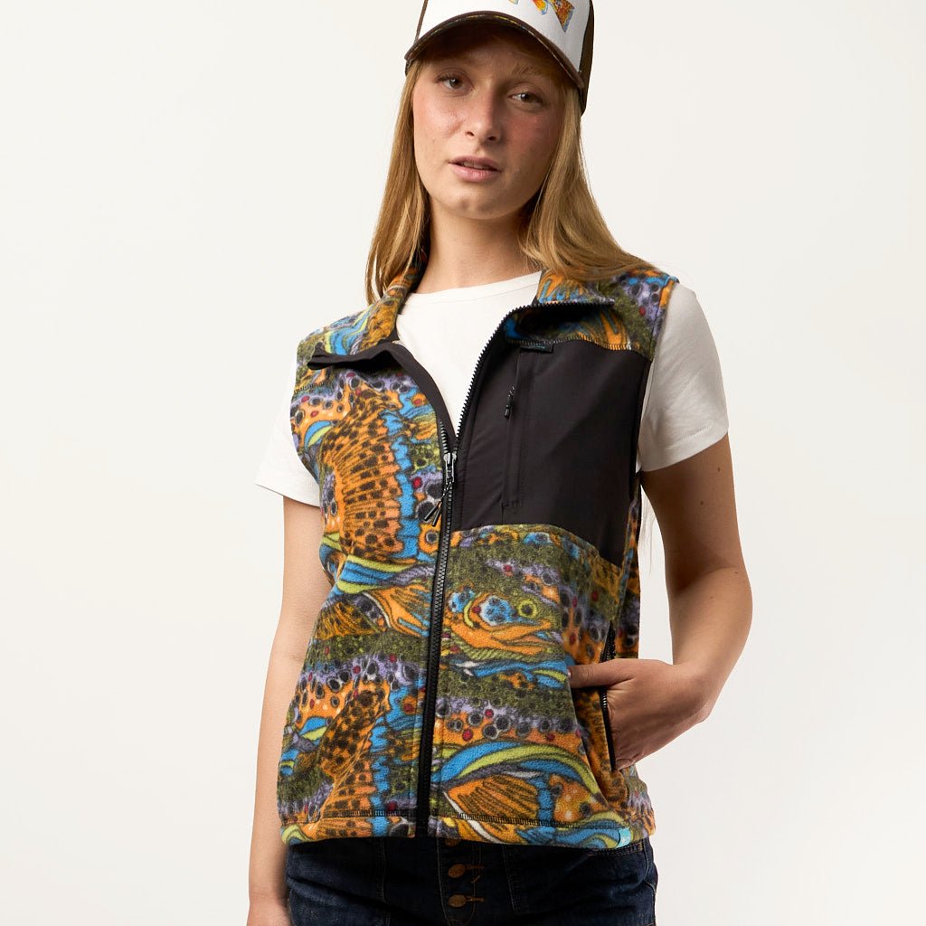 Unbound Brown Fleece Vest - FisheWear