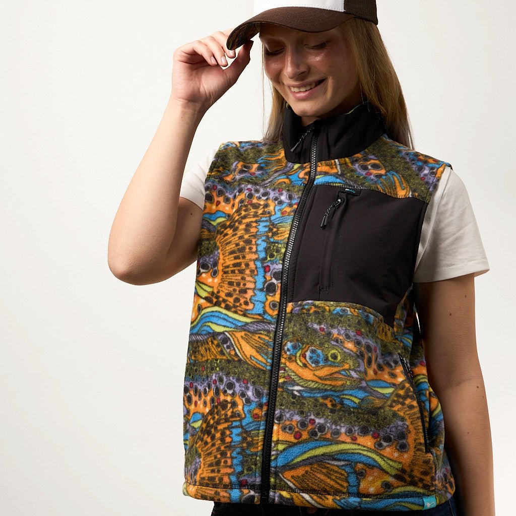 Unbound Brown Fleece Vest - FisheWear