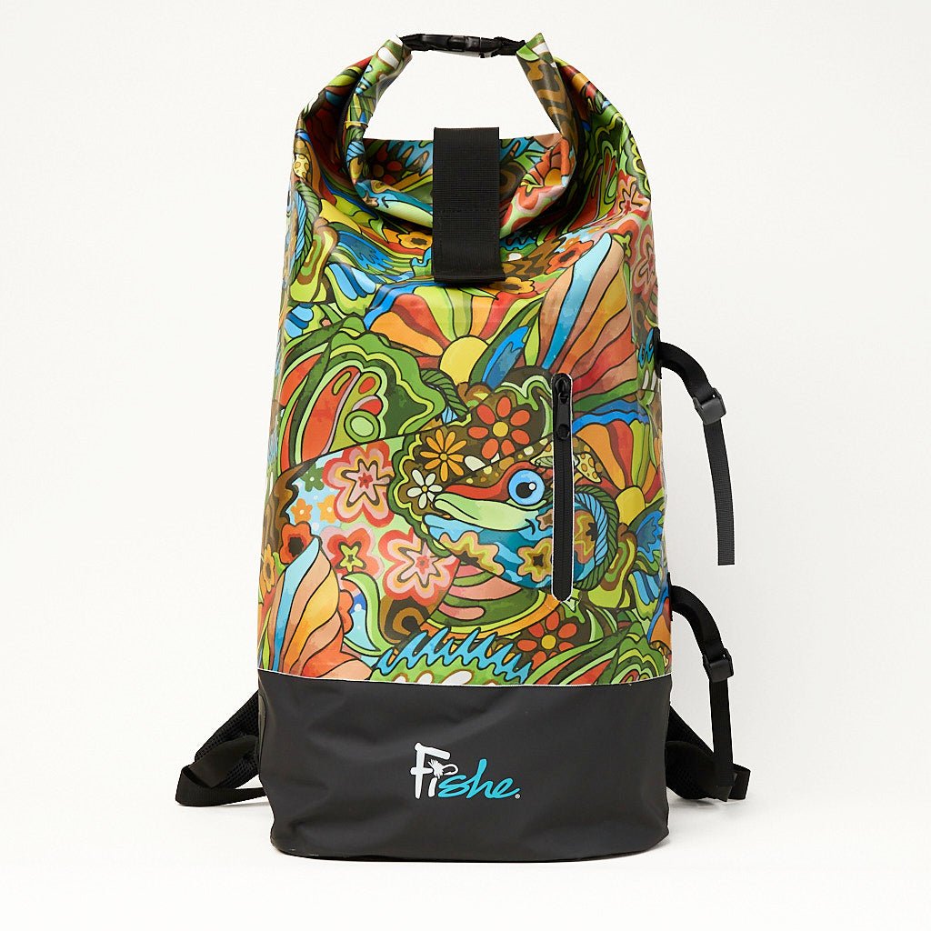 Boho Bass Backpack Dry Bag | Water Resistant Dry Bag | FisheWear