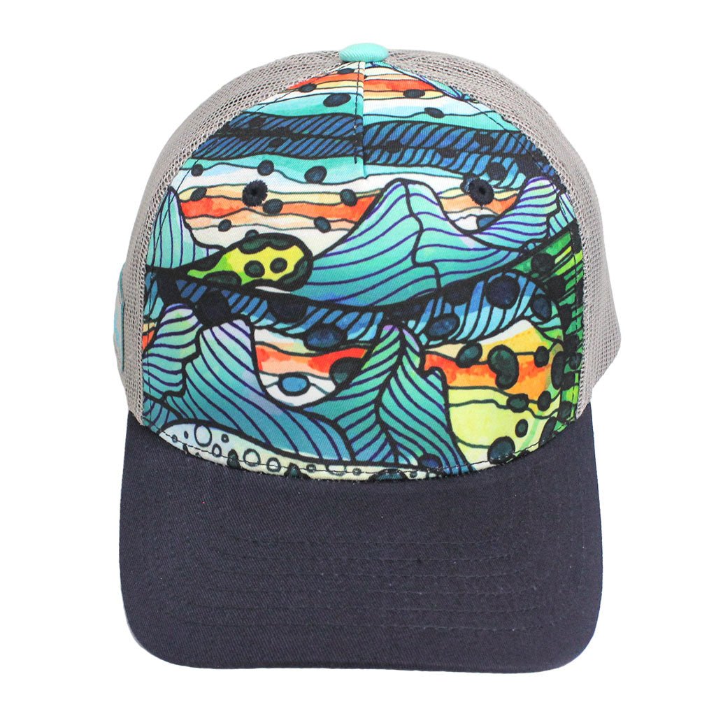 Mt. Cutty Abstract Trucker Hat - FisheWear