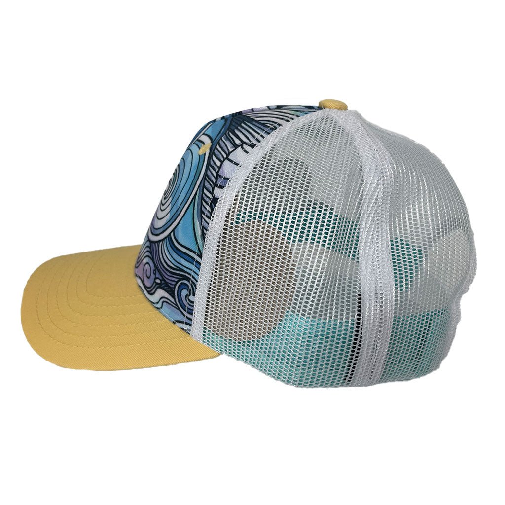 Permit Paradise Abstract Trucker Hat - FisheWear