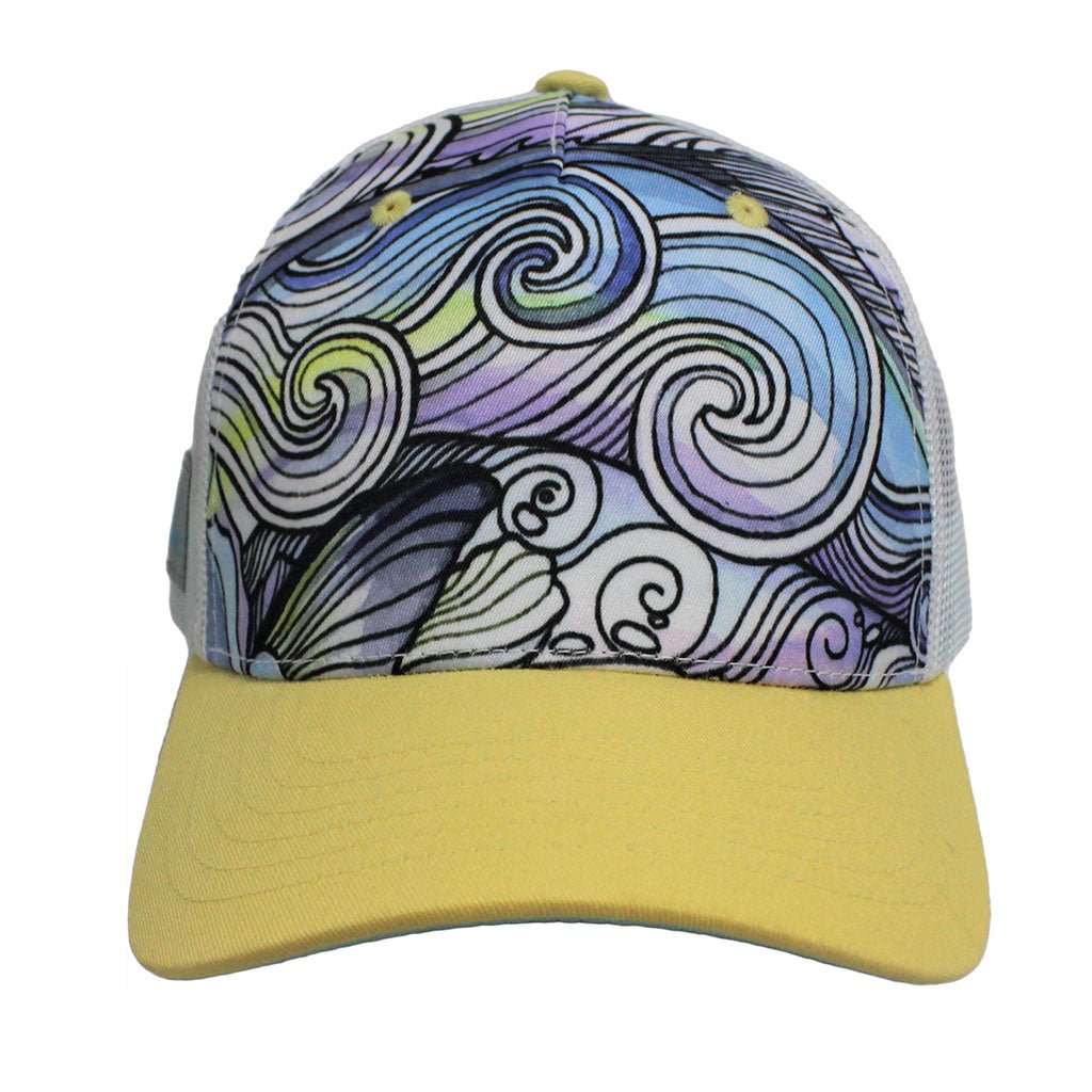 Permit Paradise Abstract Trucker Hat - FisheWear