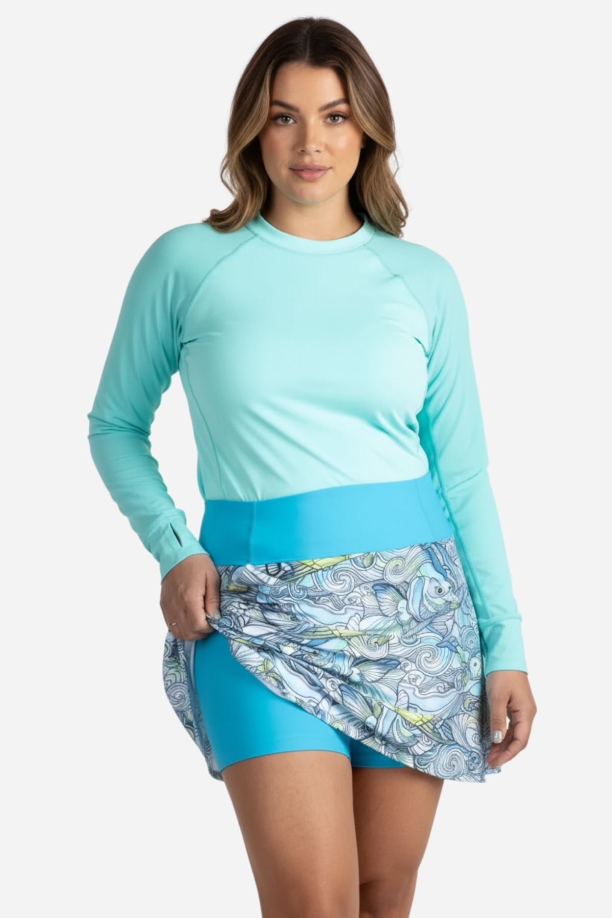 Permit Paradise Skort