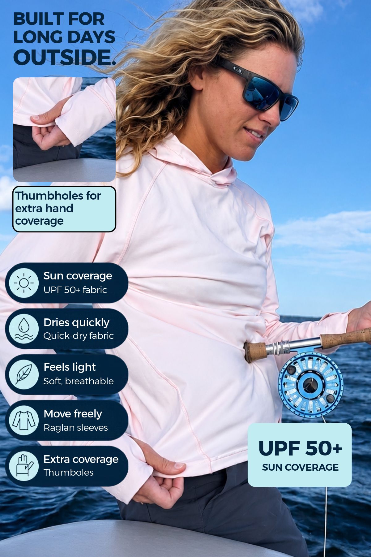 River Rose Solstice Hooded Sunshirt