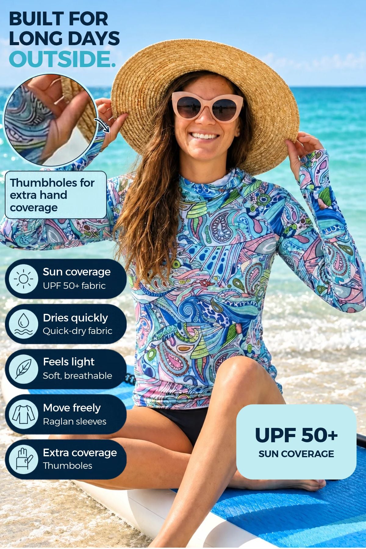 Radiant Redfish Solstice Hooded Sunshirt