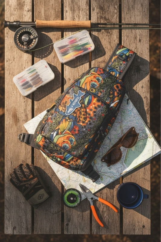 Unbound Brown Orvis + Fishe Mini Sling