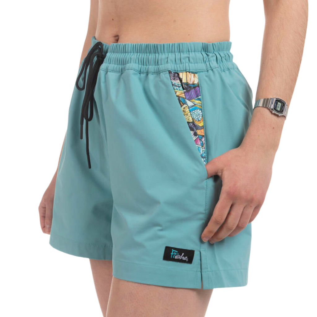 Kaleido King River Shorts