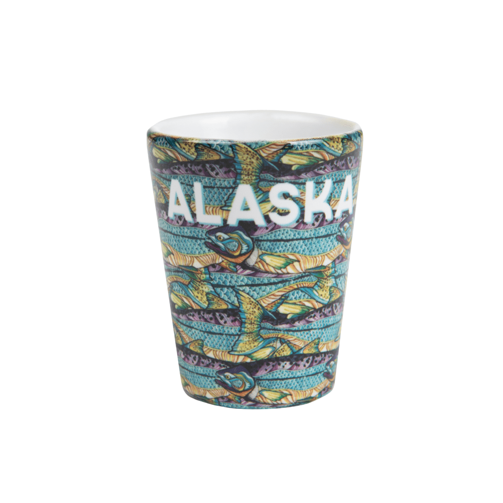 Kaleido King Ceramic Shot Glass - FisheWear