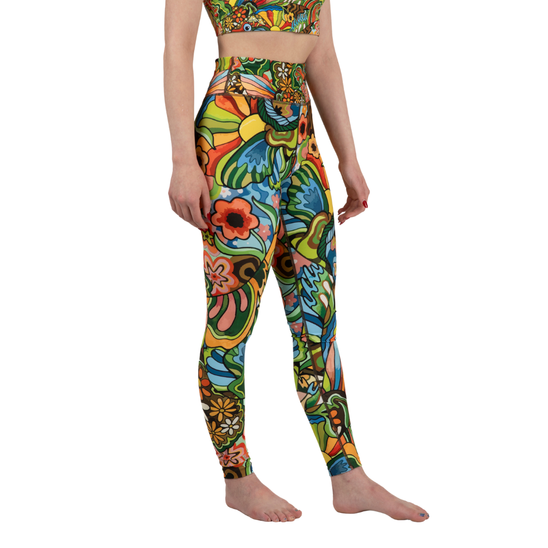 Boho Bass High-Waisted Leggings