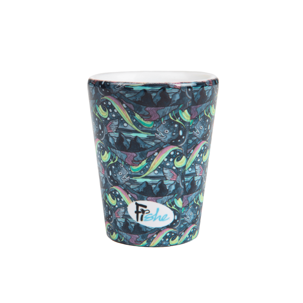 Haliborealis Ceramic Shot Glass - FisheWear