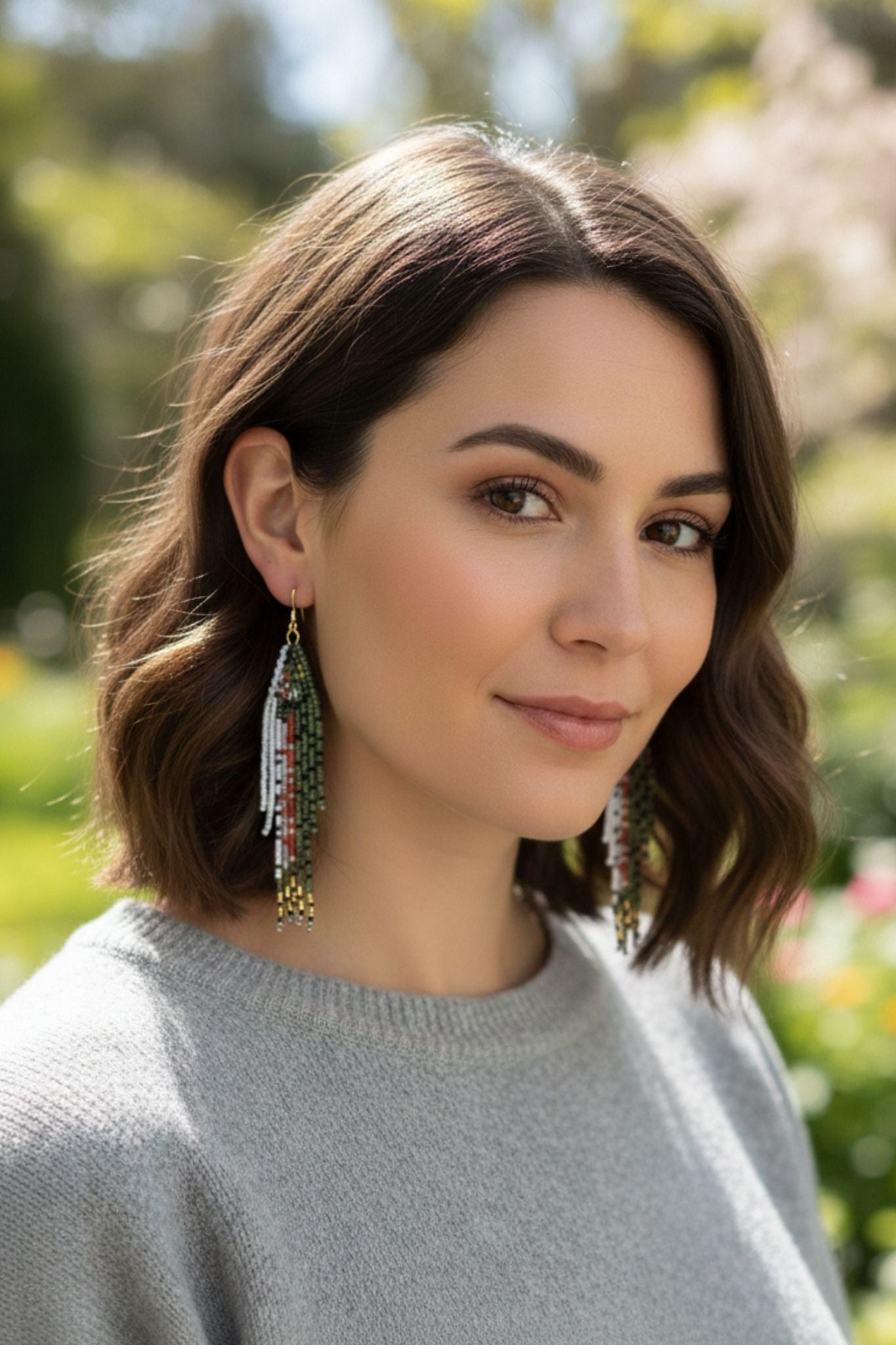 Beaded Trout Earrings - FisheWear