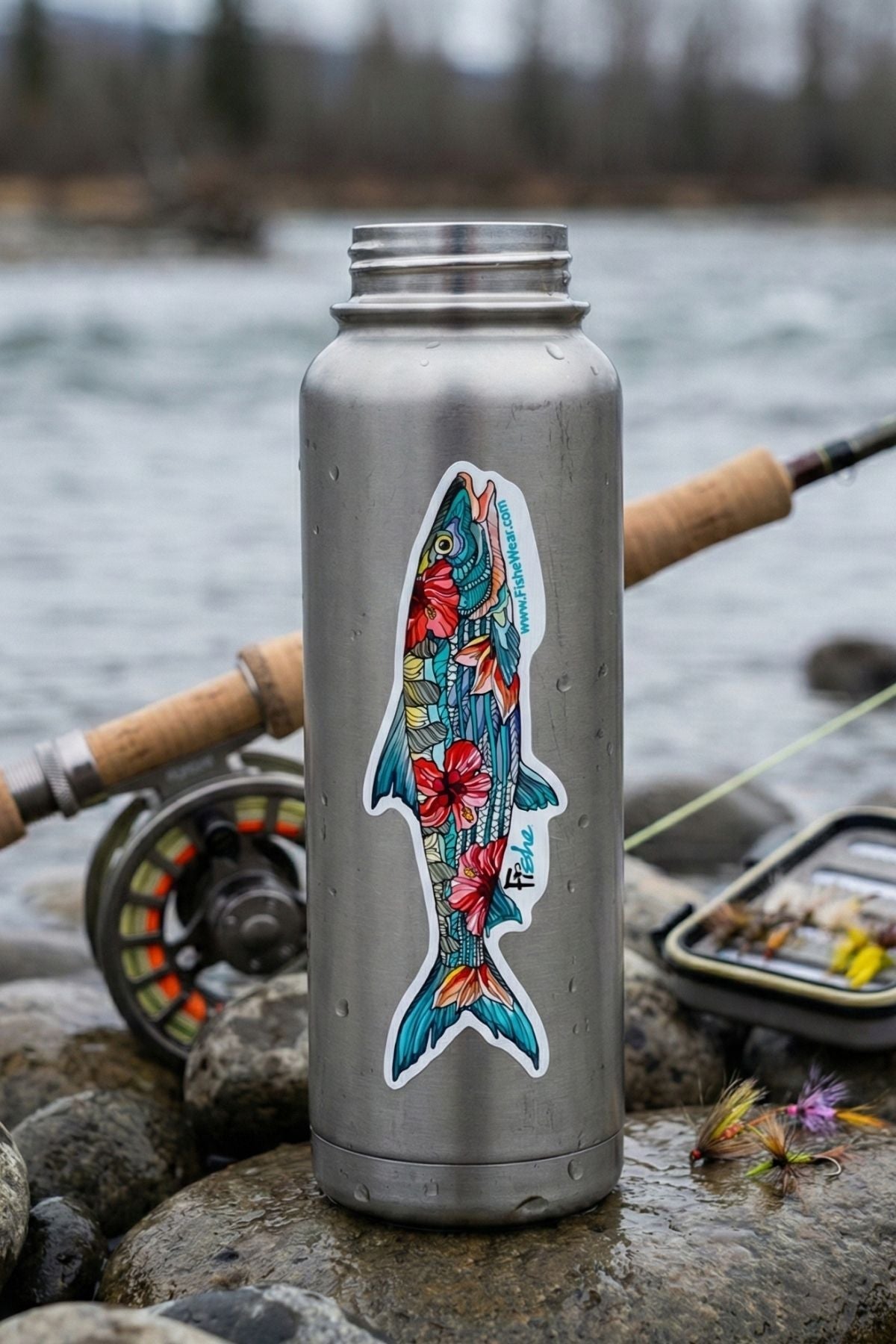 Beauty and the Bonefish Sticker - FisheWear
