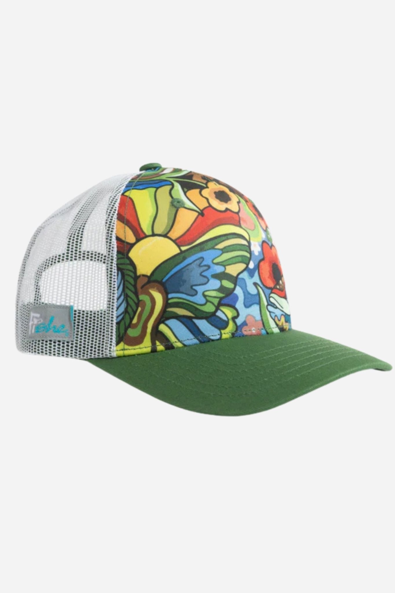 Boho Bass Abstract Trucker Hat - FisheWear