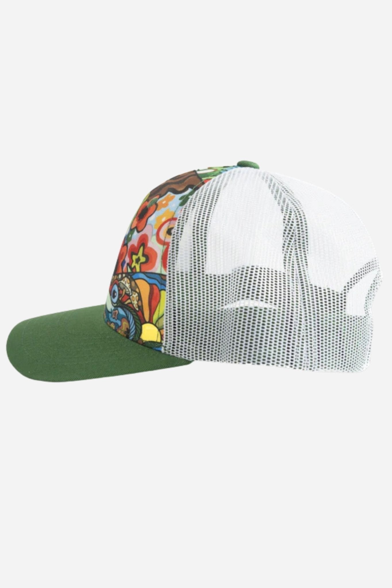 Boho Bass Abstract Trucker Hat - FisheWear