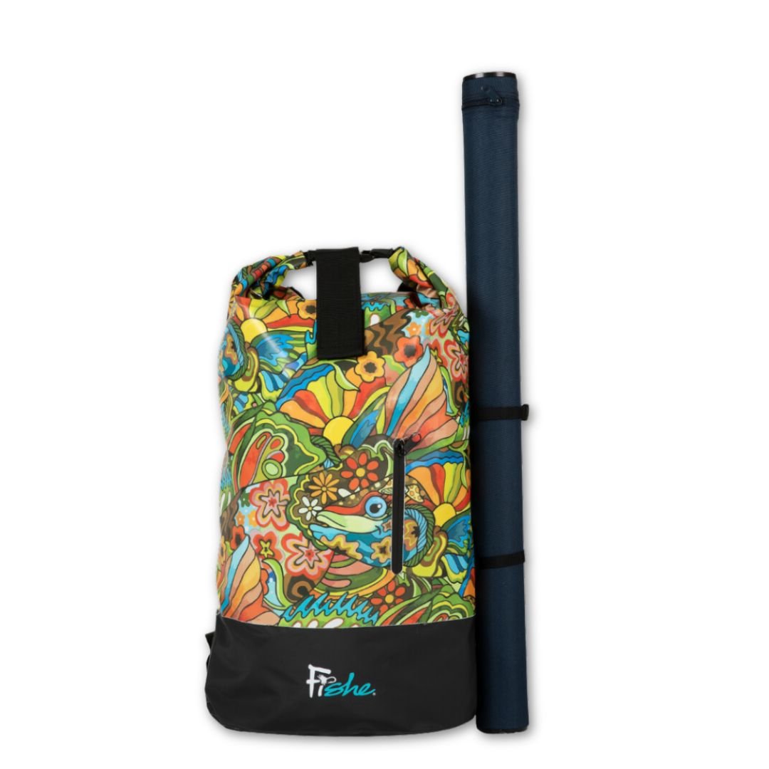 Boho Bass Backpack Dry Bag - FisheWear