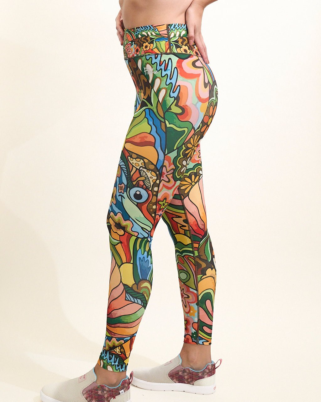 Boho Bass High - Waisted Leggings - FisheWear