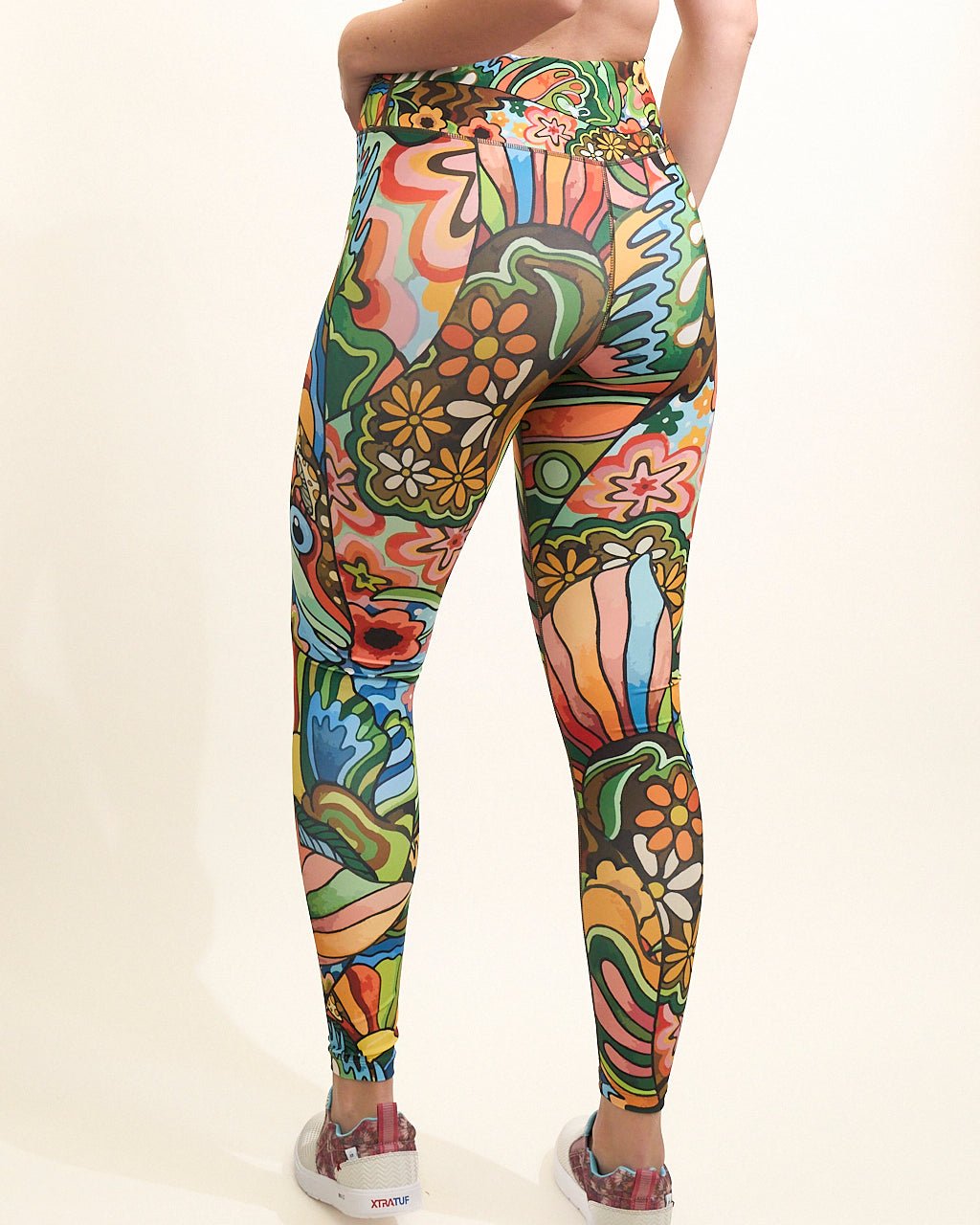 Women's Wildflower High-Waisted shops Yoga Leggings, Floral Leggings, Colorful Leggings, Light Weight Leggings, Gift for Her