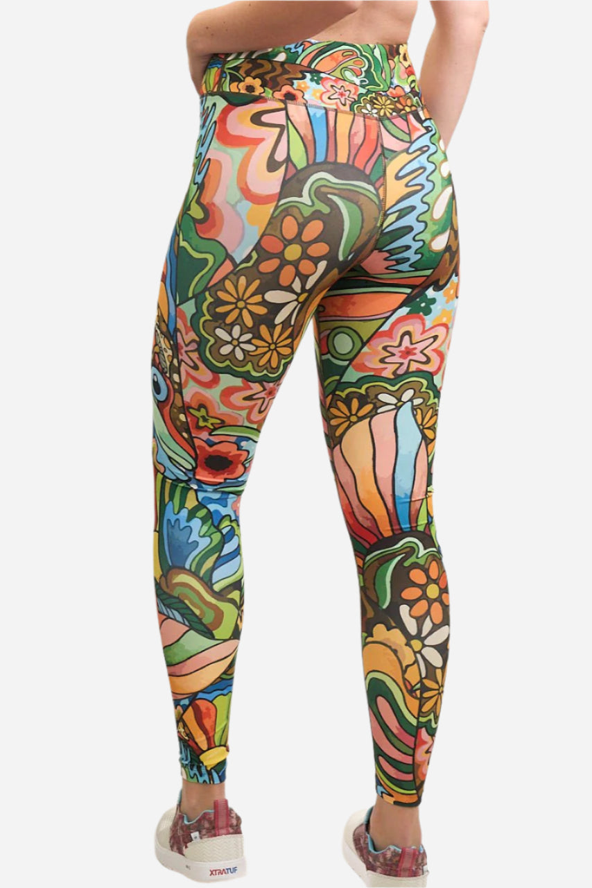 Boho Bass High - Waisted Leggings - FisheWear