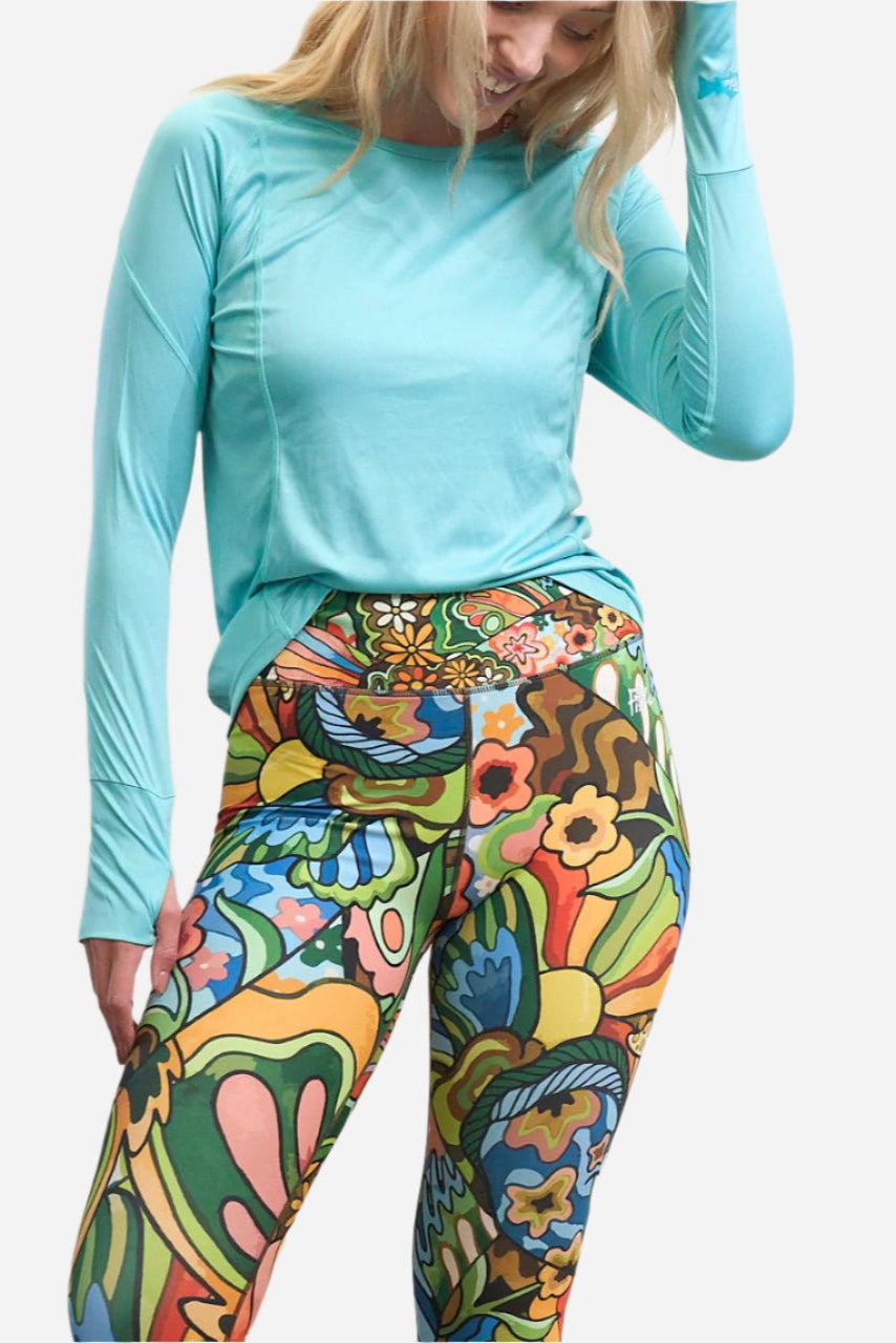 Boho Bass High - Waisted Leggings - FisheWear