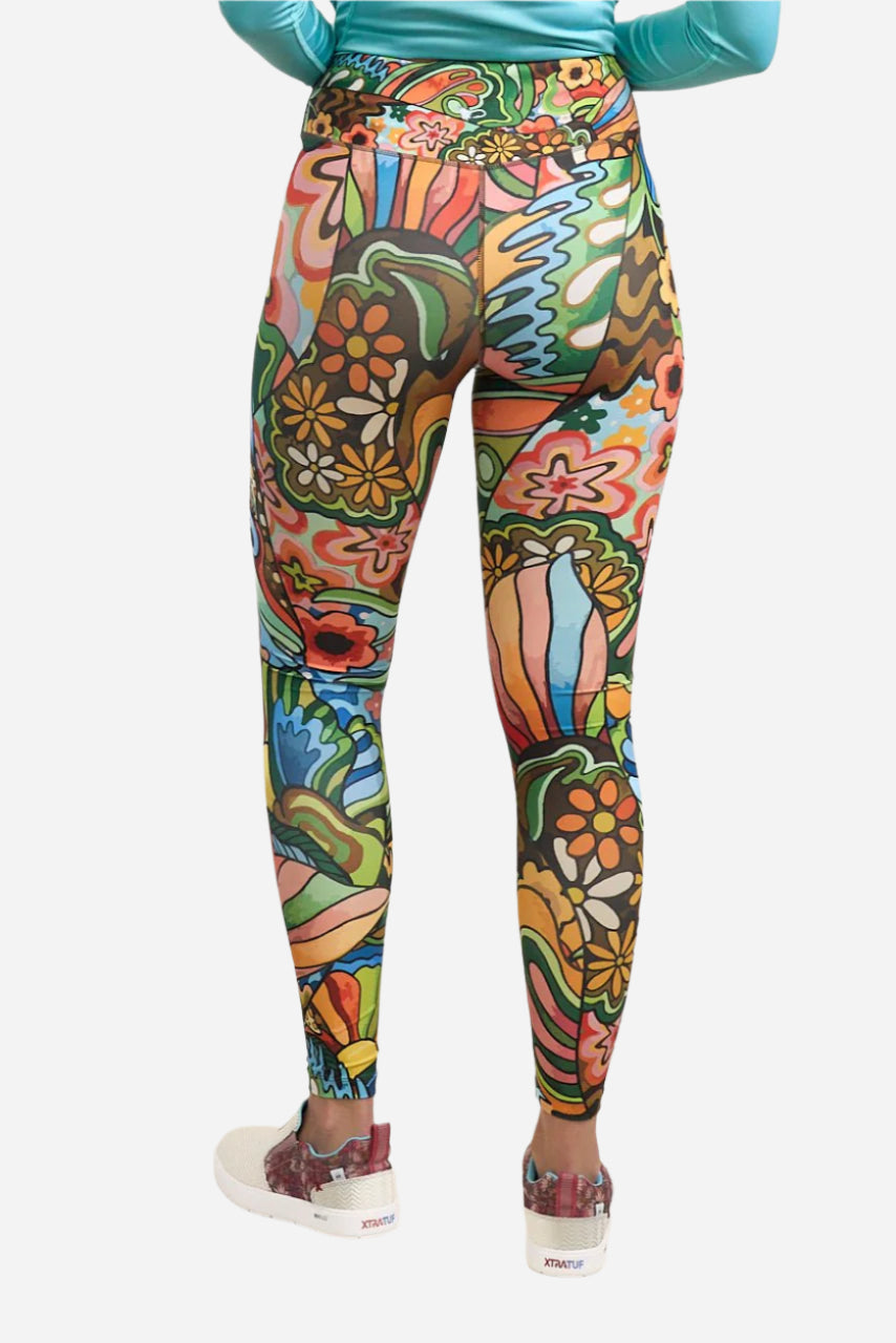 Boho Bass High - Waisted Leggings - FisheWear
