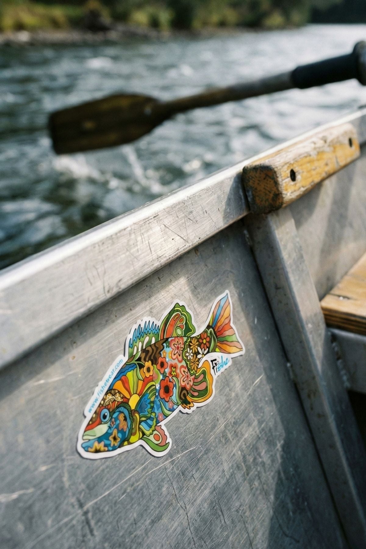 Boho Bass Sticker - FisheWear