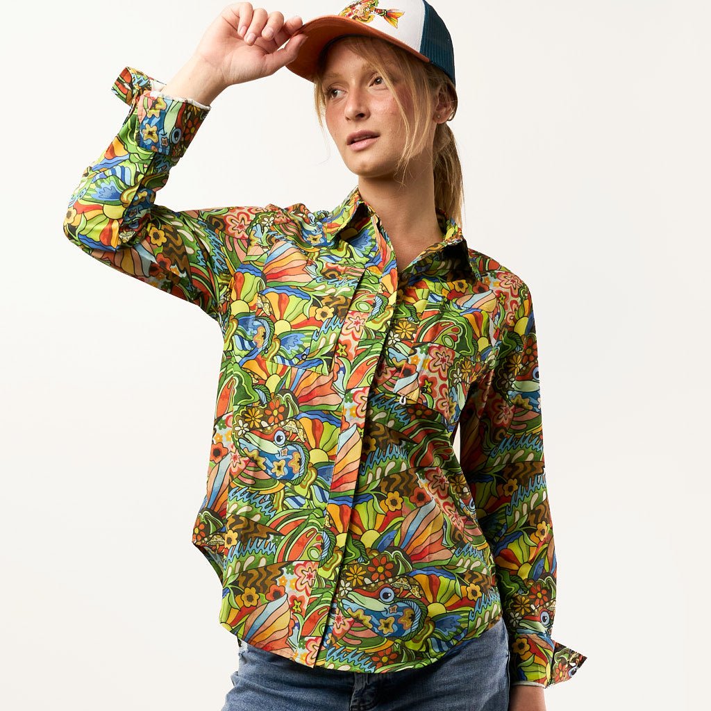 Boho Bass Tunic Fishing Shirt - FisheWear