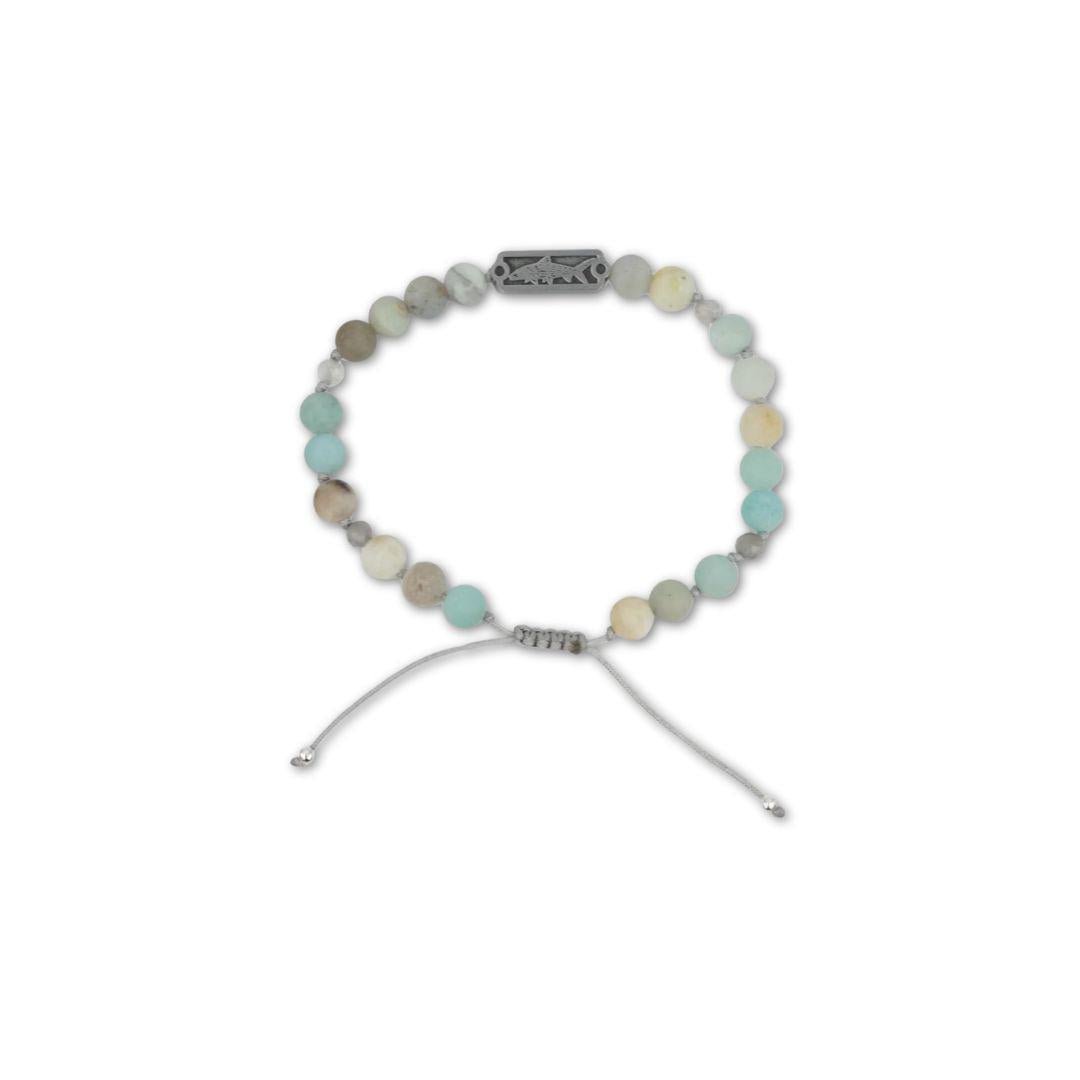 Bonefish + Labradorite Beaded Bracelet - FisheWear