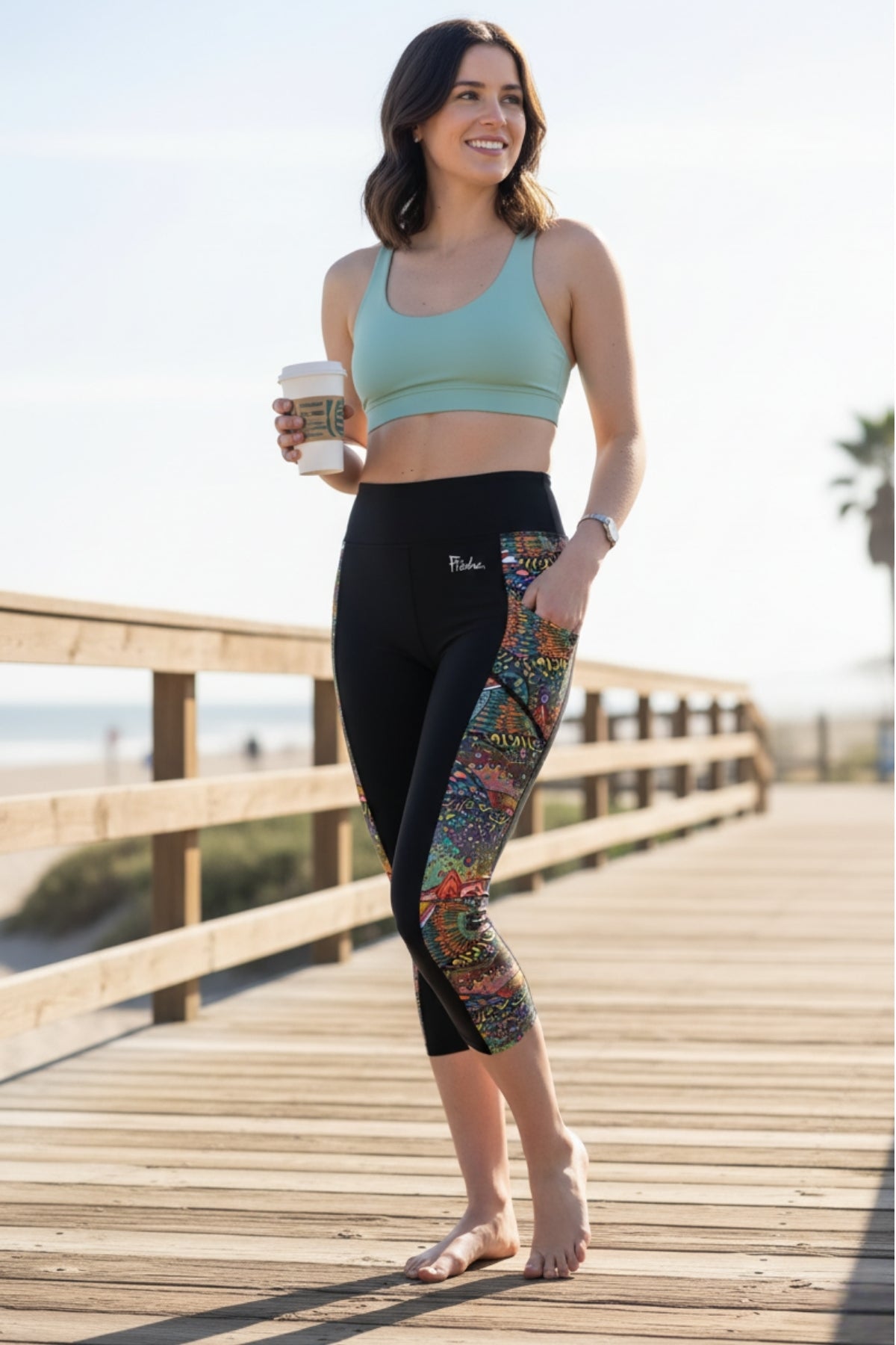 Brookie Pocket Capri Leggings - FisheWear