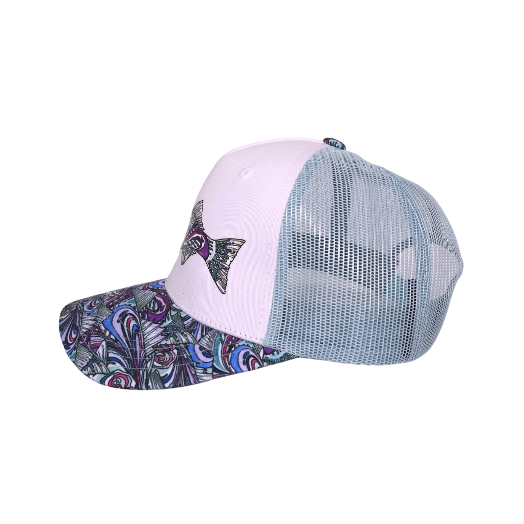 Salty Striper Trucker Hat - FisheWear