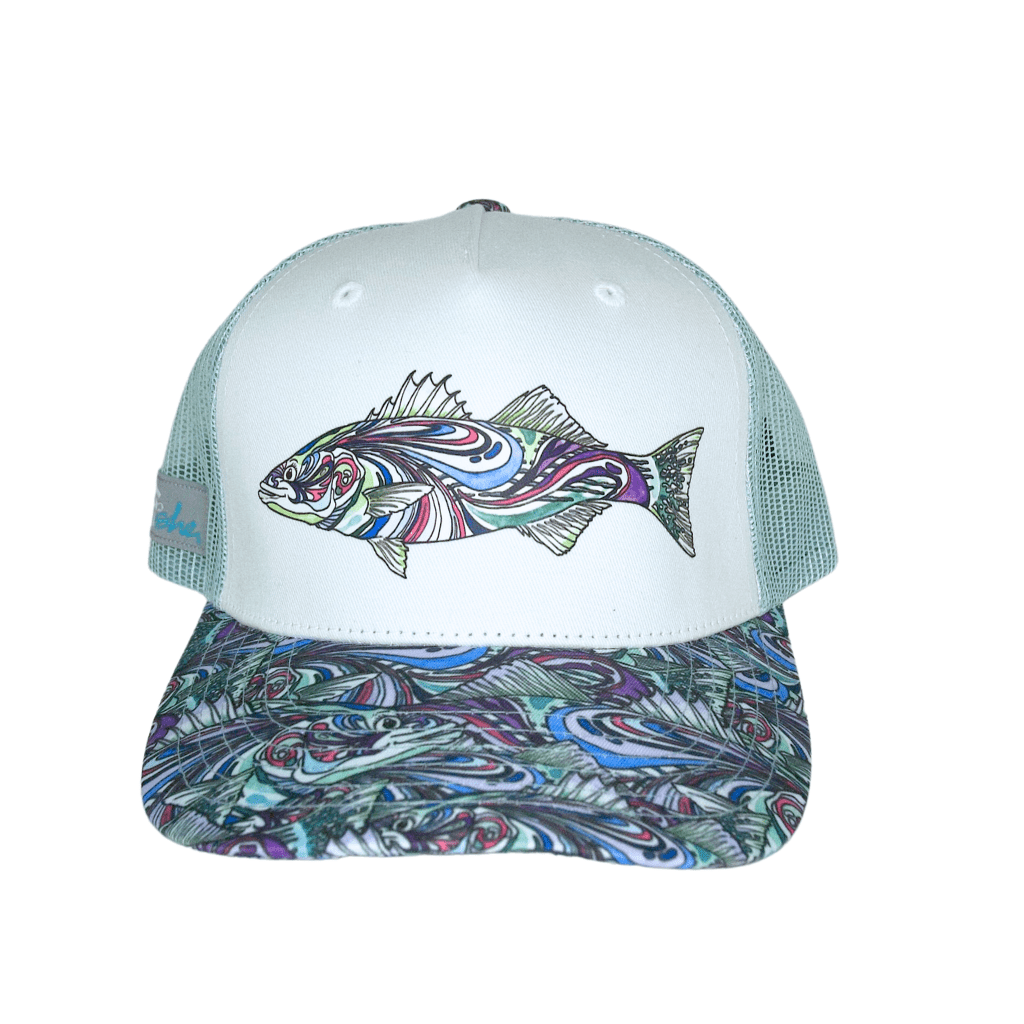 Salty Striper Trucker Hat - FisheWear