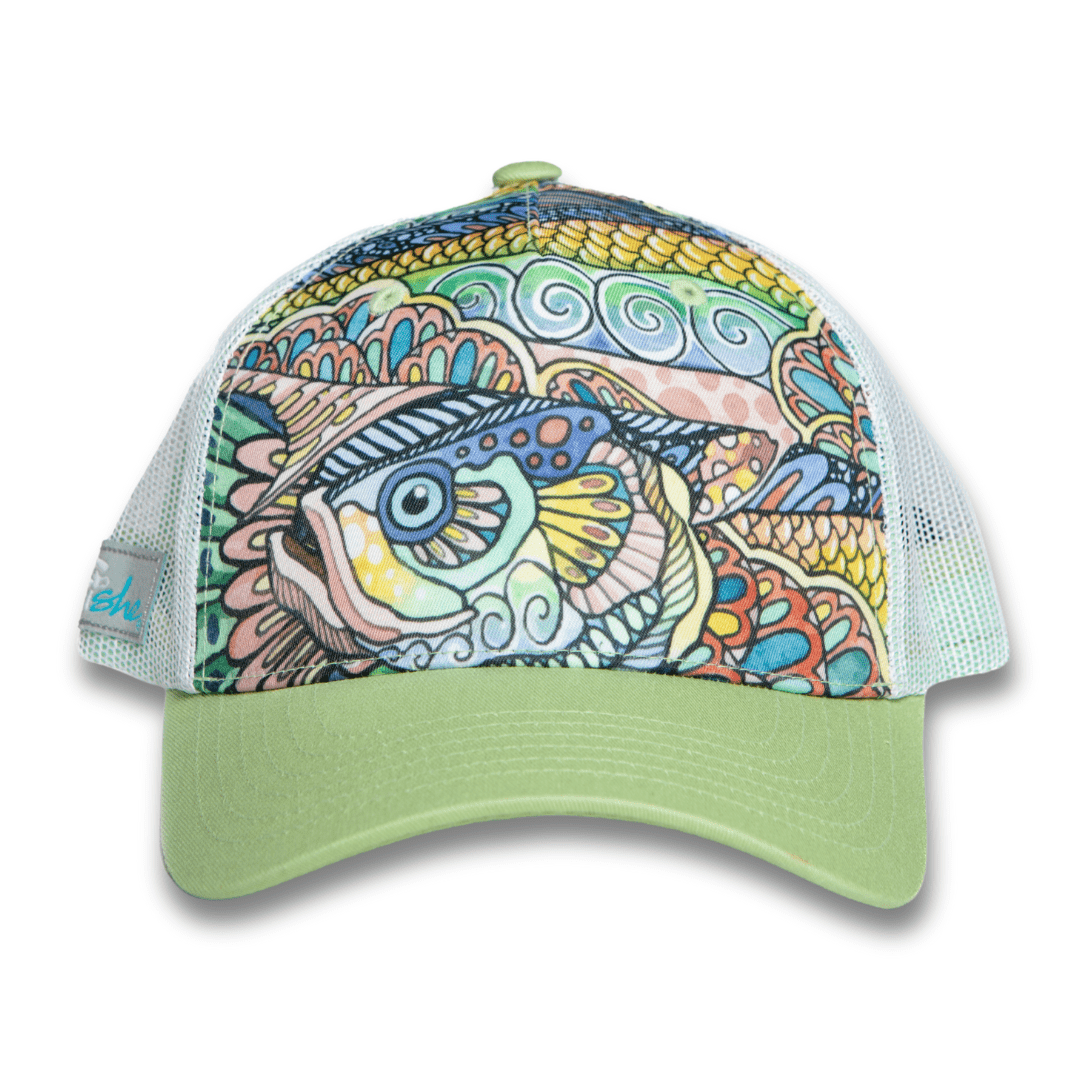 Tropical Tarpon Abstract Trucker Hat - FisheWear