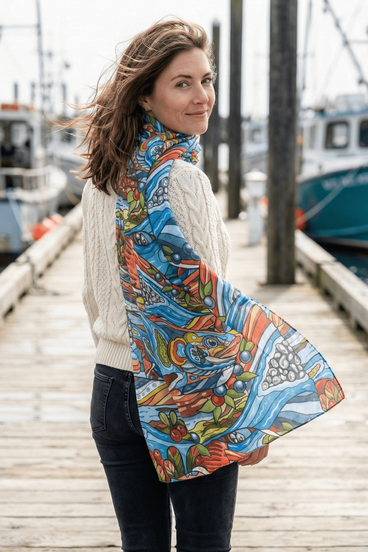 Charvana 55"x55" Scarf - FisheWear