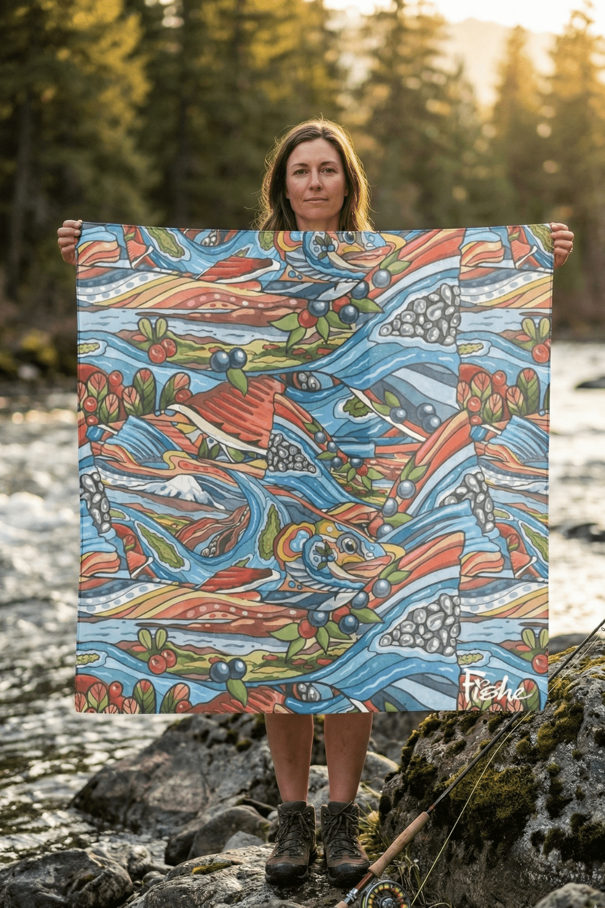 Charvana 55"x55" Scarf - FisheWear