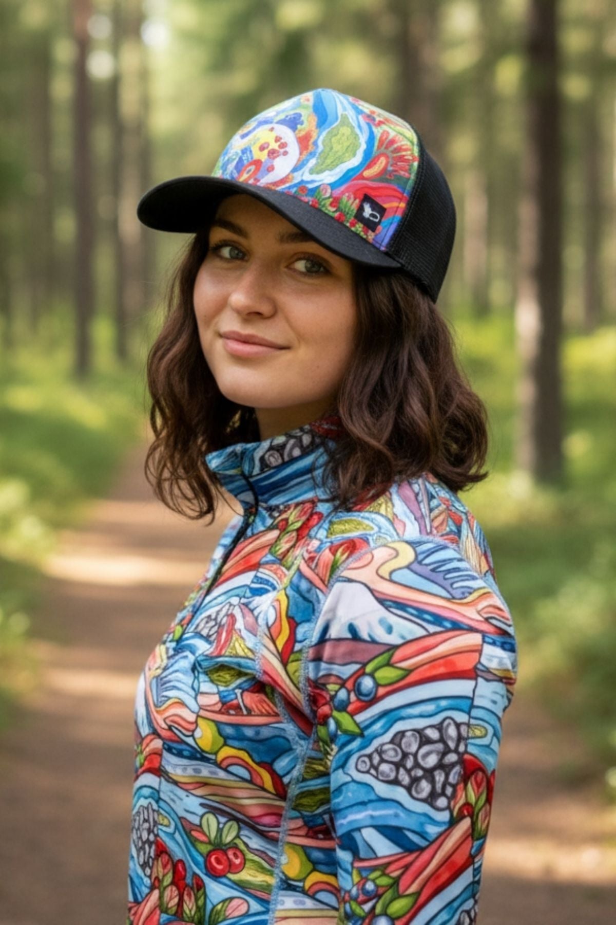 Charvana Abstract Trucker Hat - FisheWear