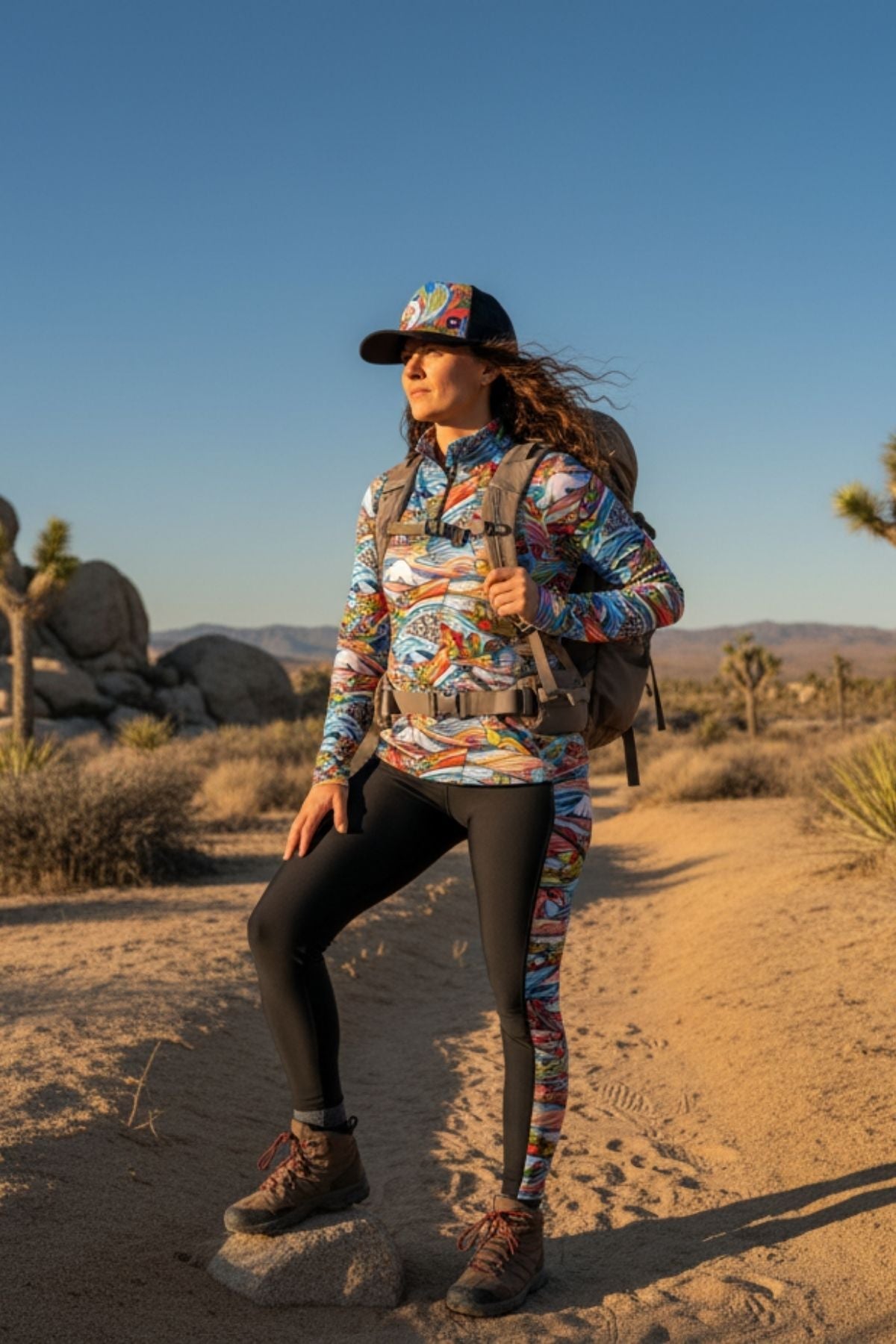 Charvana Abstract Trucker Hat - FisheWear