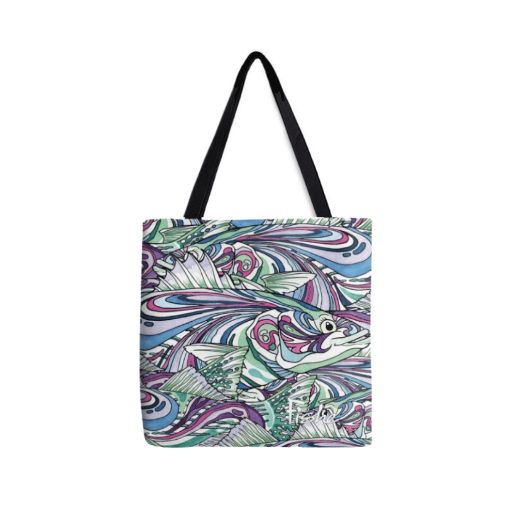 Salty Striper Canvas Tote - FisheWear