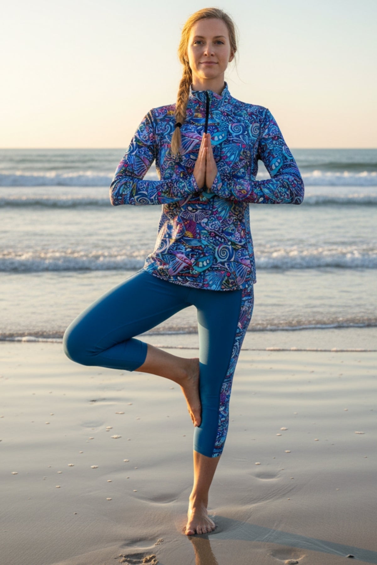 Enchanted Grayling 1/4 Zip Sunshirt – Women's UPF 50+ Fishing