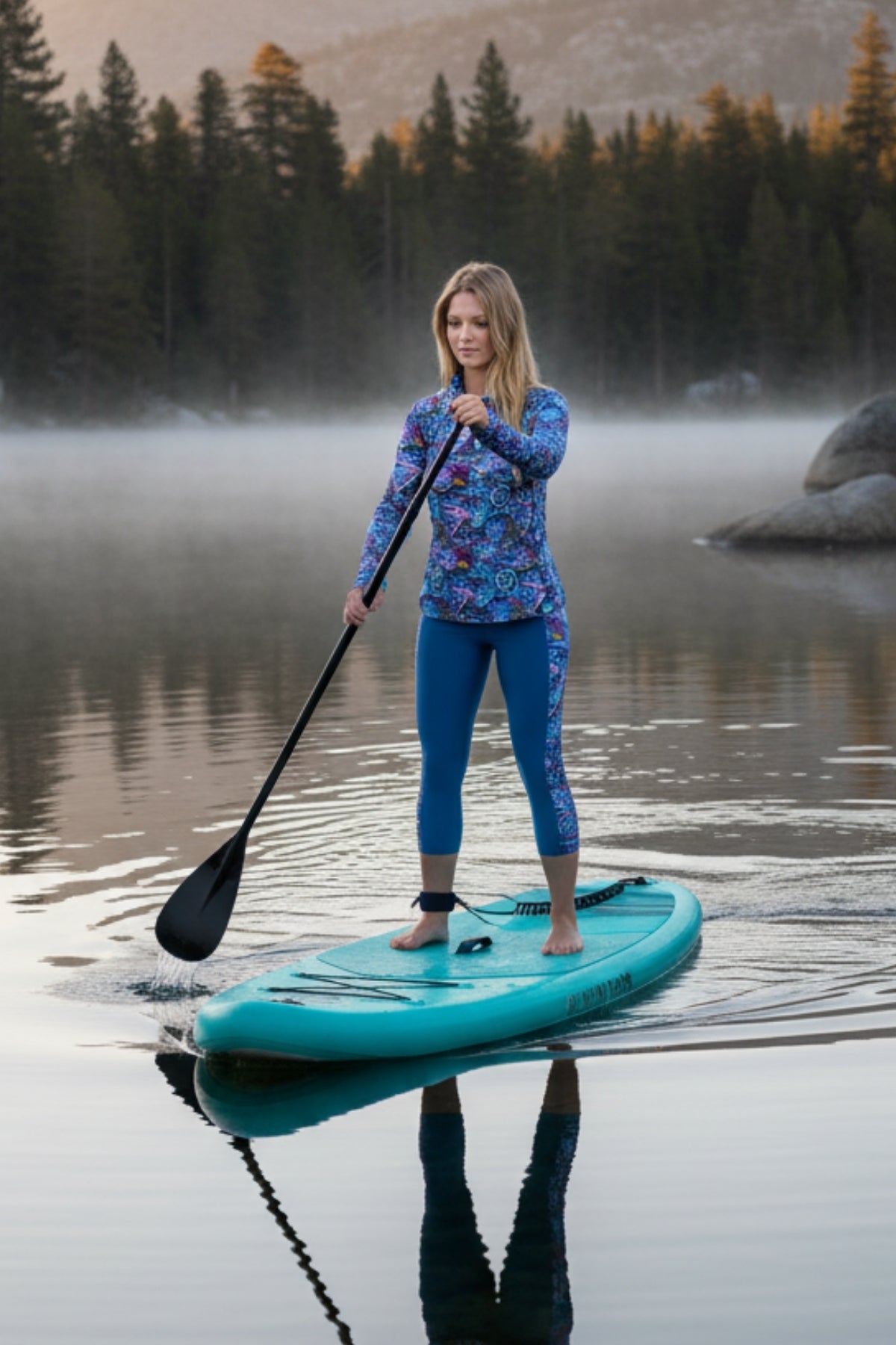 Enchanted Grayling 1/4 Zip Sunshirt - FisheWear