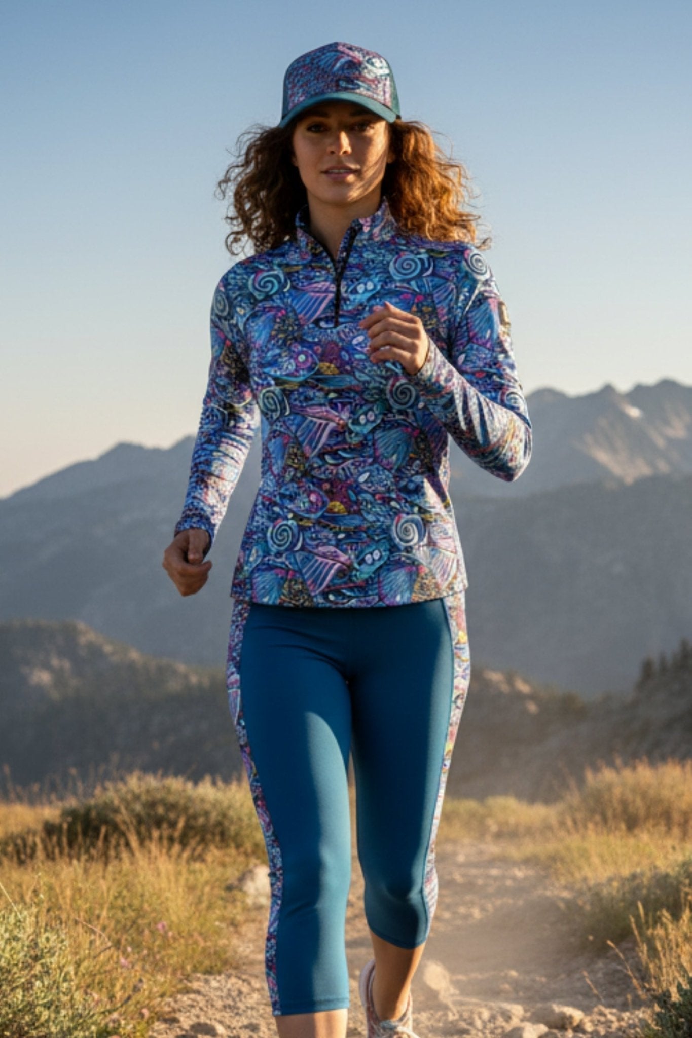 Enchanted Grayling Abstract Trucker Hat - FisheWear