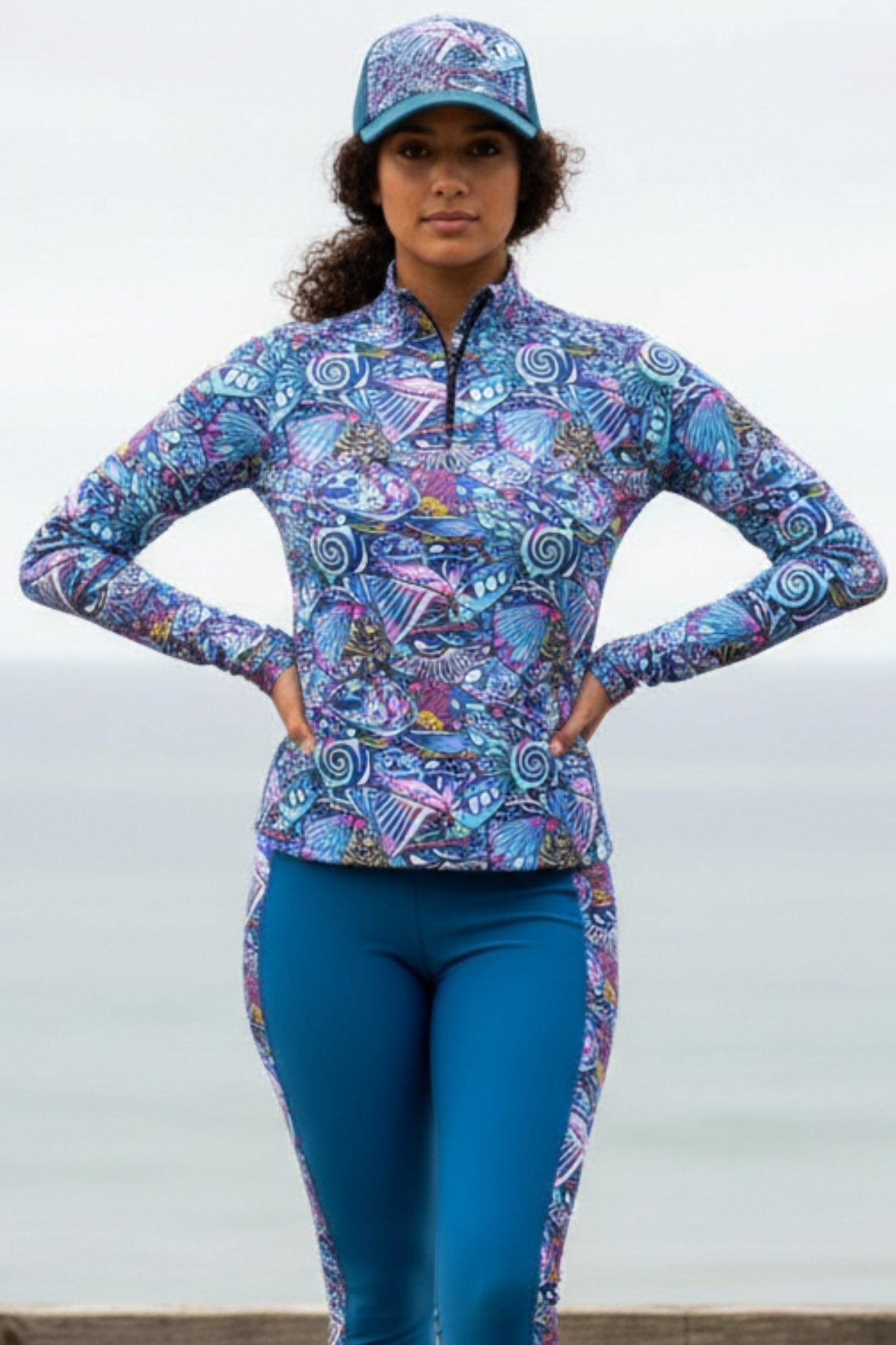 Enchanted Grayling Abstract Trucker Hat - FisheWear