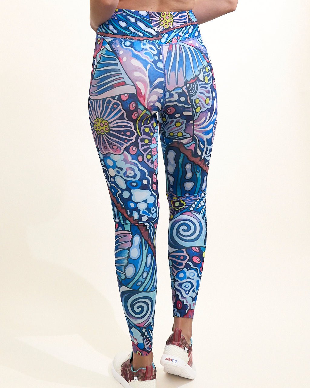 Enchanted Grayling High - Waisted Leggings - FisheWear