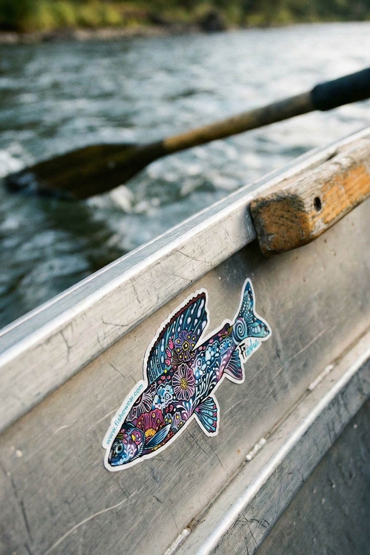 Enchanted Grayling Sticker - FisheWear