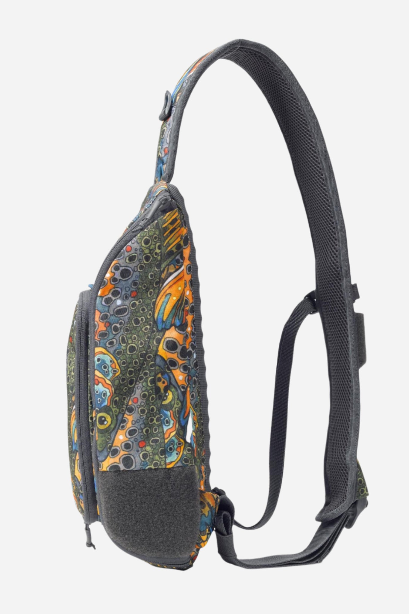 Unbound Brown Orvis + Fishe Mini Sling | Fishing Sling Pack | Fishe