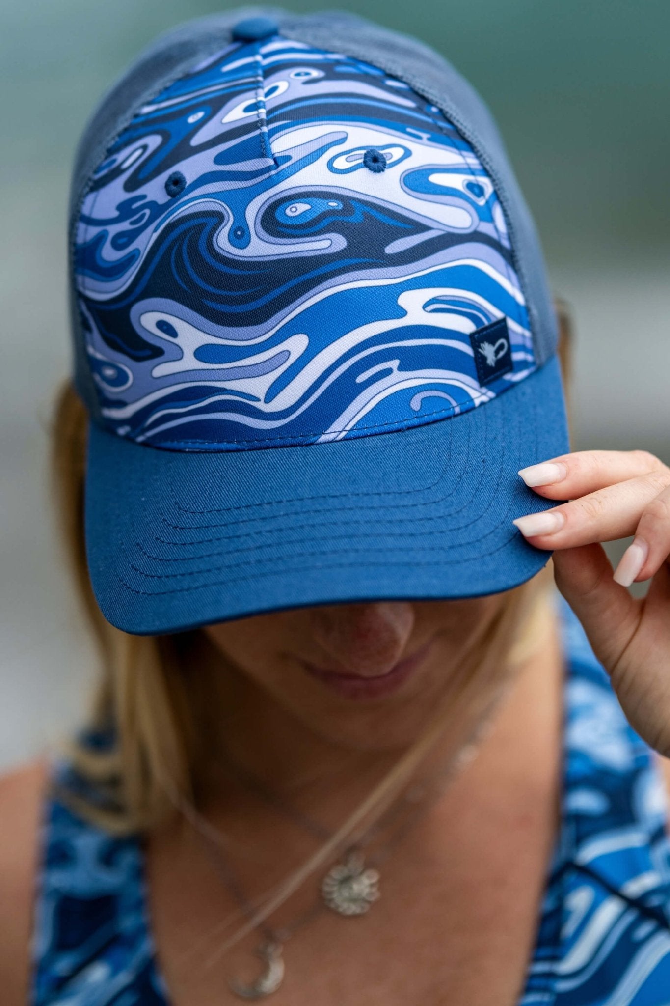 FisheWaters Abstract Trucker Hat - FisheWear