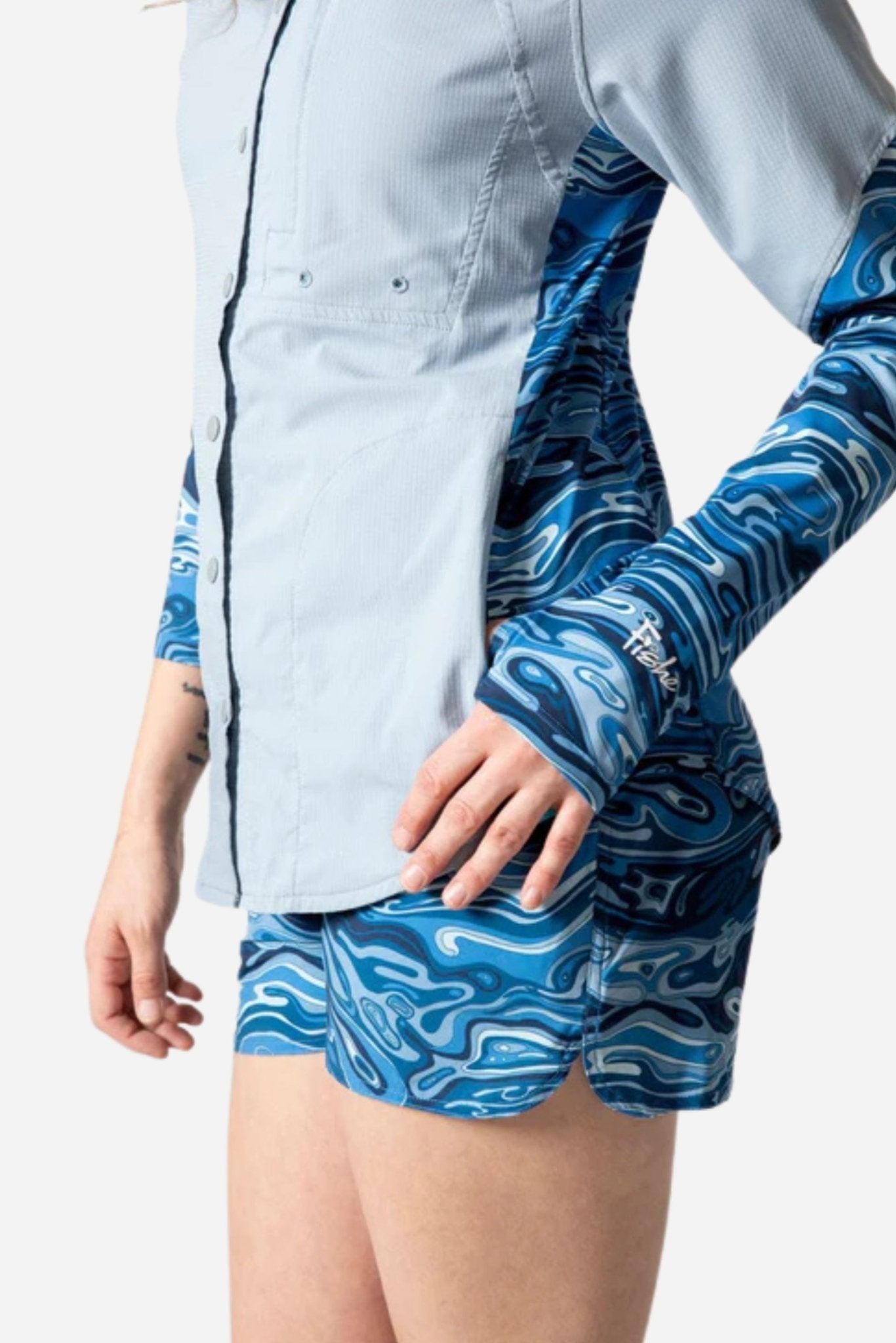FisheWaters Coastline Hybrid Sunshirt - FisheWear
