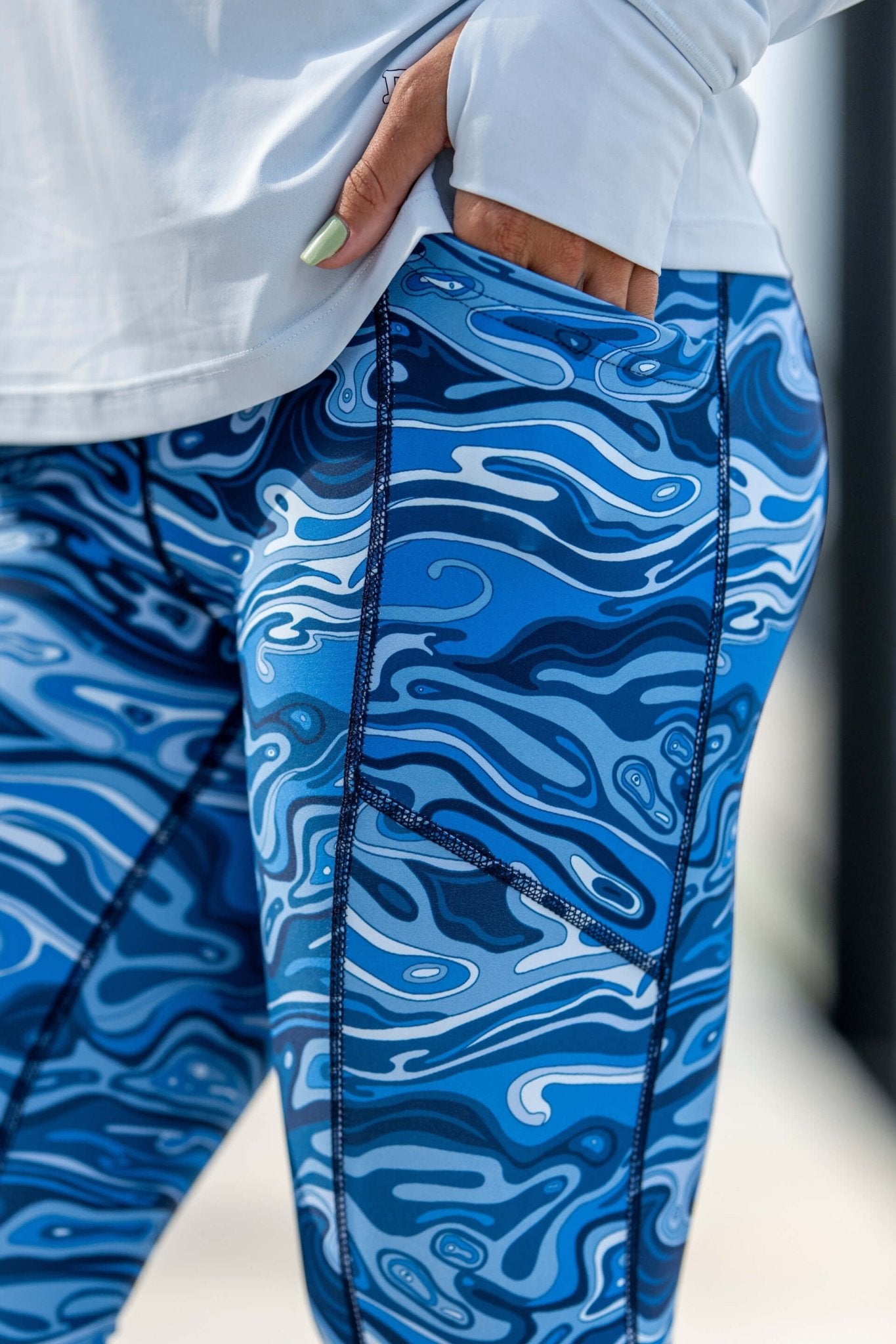 FisheWaters Pocket Capri Leggings - FisheWear