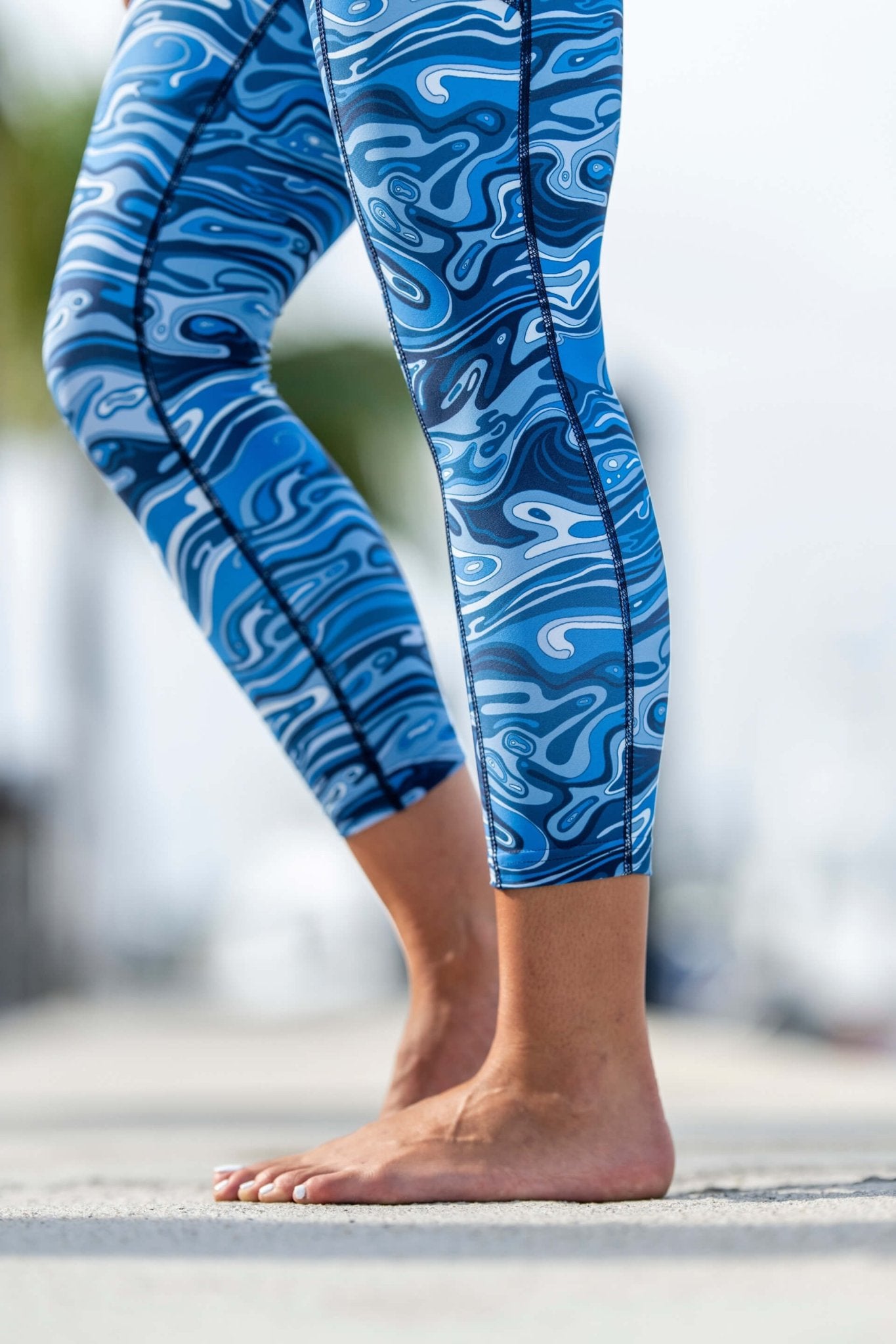 FisheWaters Pocket Capri Leggings - FisheWear