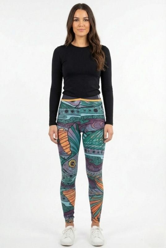 Groovy Grayling 10th Anniversary Signature Leggings - FisheWear