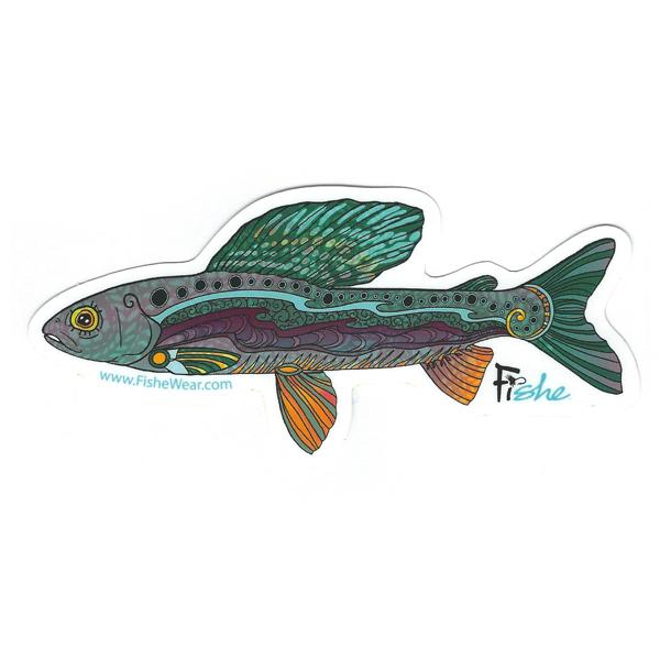 Groovy Grayling Sticker - FisheWear