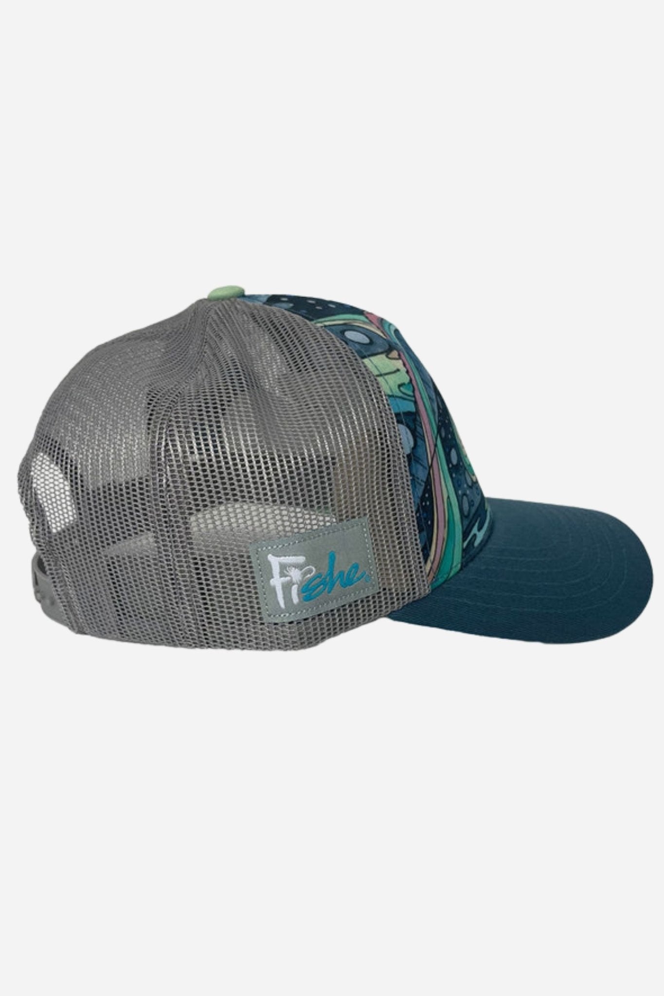 HaliBorealis Abstract Trucker Hat - FisheWear